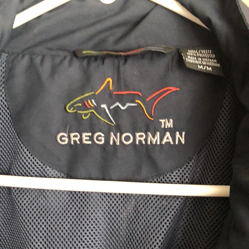 Greg Norman hooded windbreaker